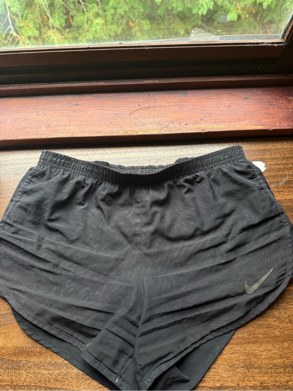 Black Nike women’s athletic shorts